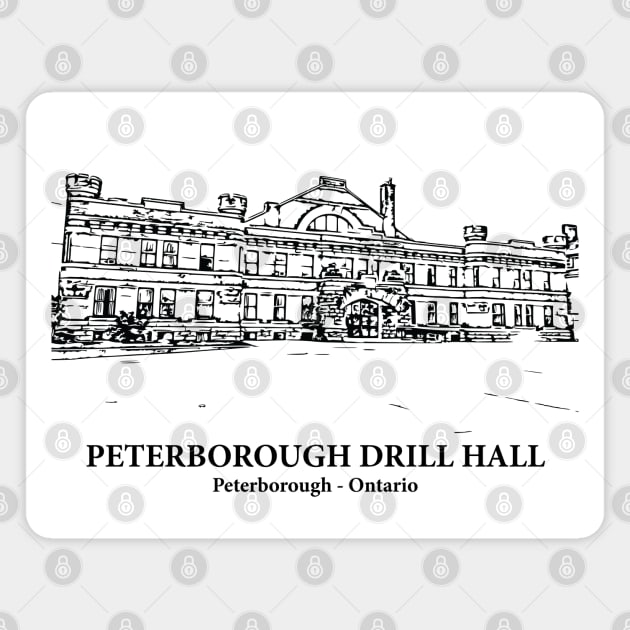 Peterborough Drill Hall - Ontario Magnet by Lakeric